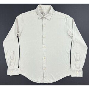 Alex Crane Blanket Shirt Mens Size Small Pima Cotton Long Sleeve Button Up